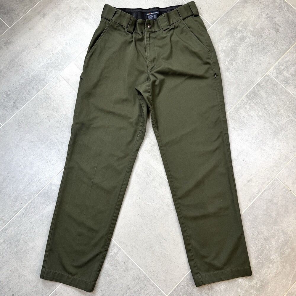MENS 5.11 TACTICAL TWILL PDU CLASS A PANTS 74338-890 GREEN 34x28